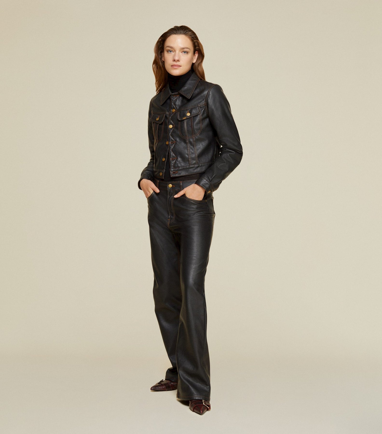 Ninette -Rg - Vegan Leather - Rinse