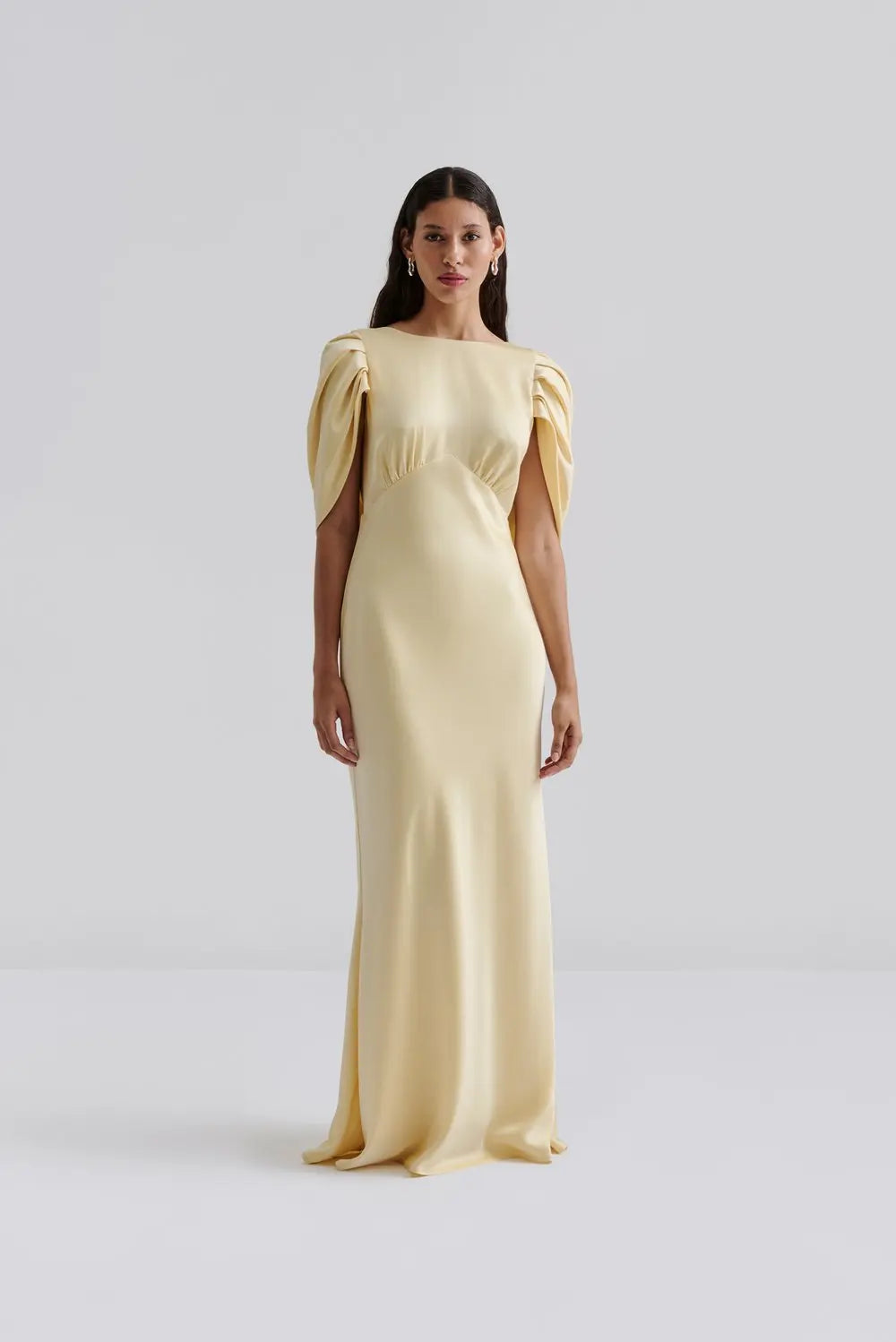 Louise Draped Back Maxi Dress - Gul