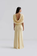 Louise Draped Back Maxi Dress - Gul