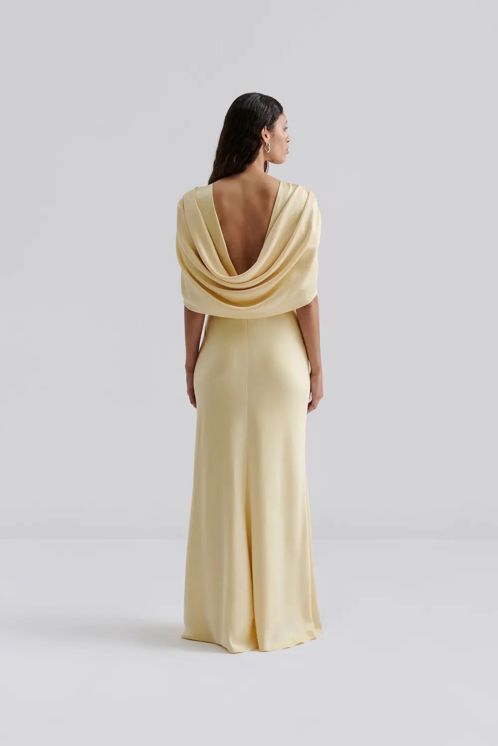 Louise Draped Back Maxi Dress - Gul