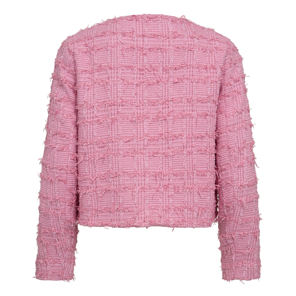 CalaCC Check Boucle Jacka - Candyfloss