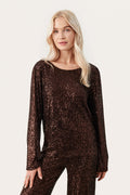 DarleenaPW Blus - Mole' Metallic