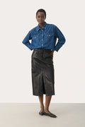 CollettePW SH - Medium Blue Denim