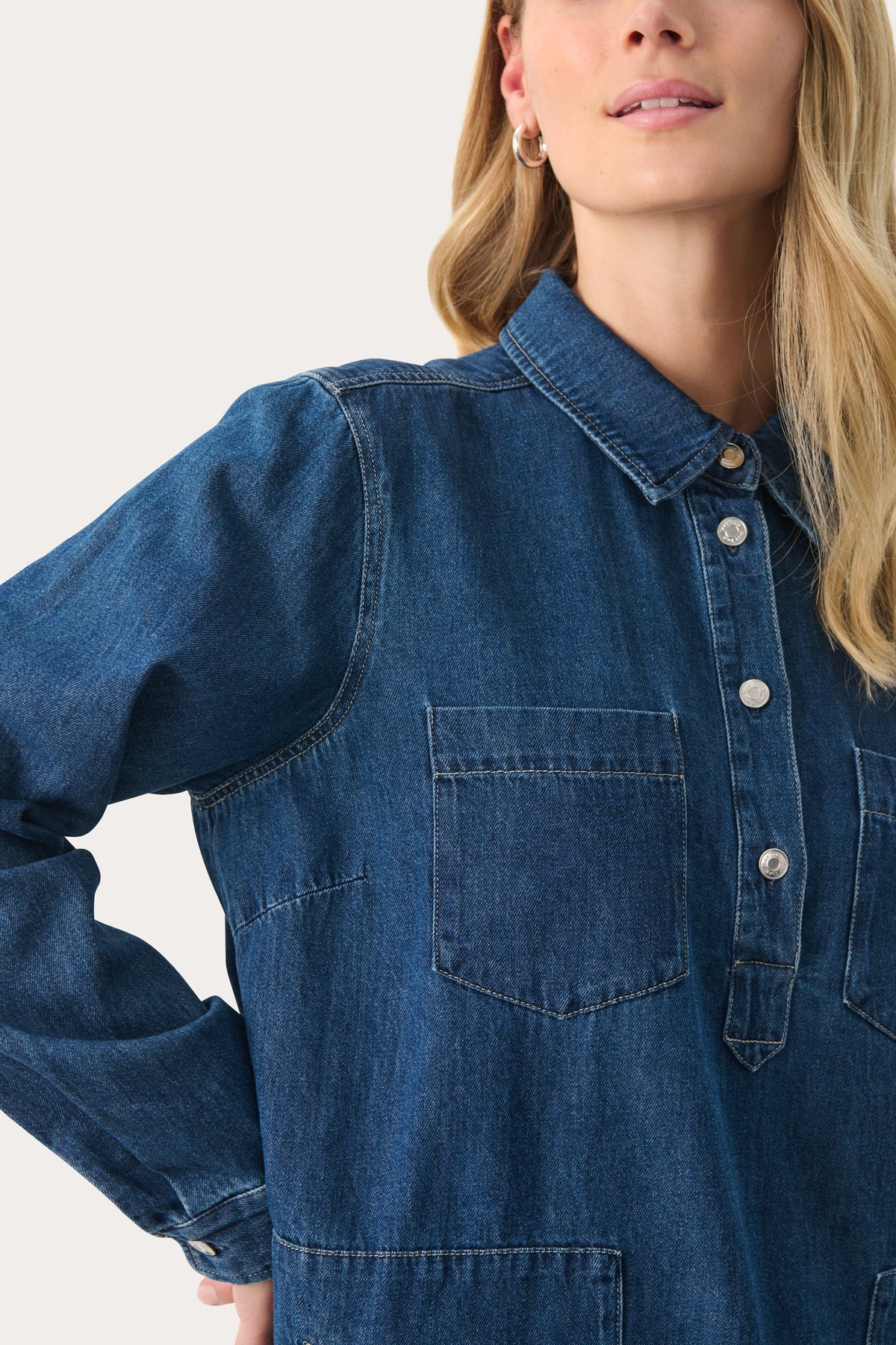 StinePW DR - Medium Blue Denim