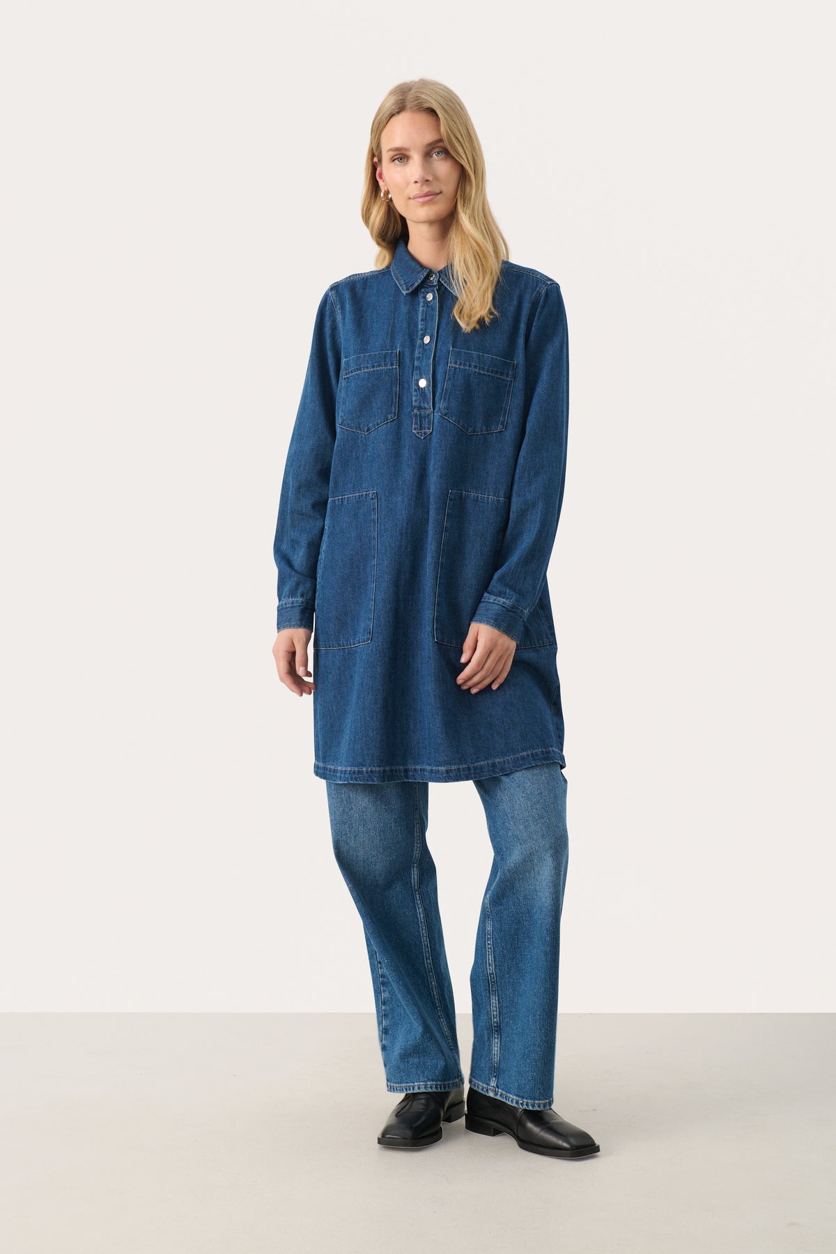 StinePW DR - Medium Blue Denim
