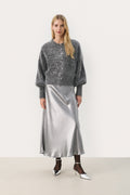 MilenaPW CA - Black/Silver Lame
