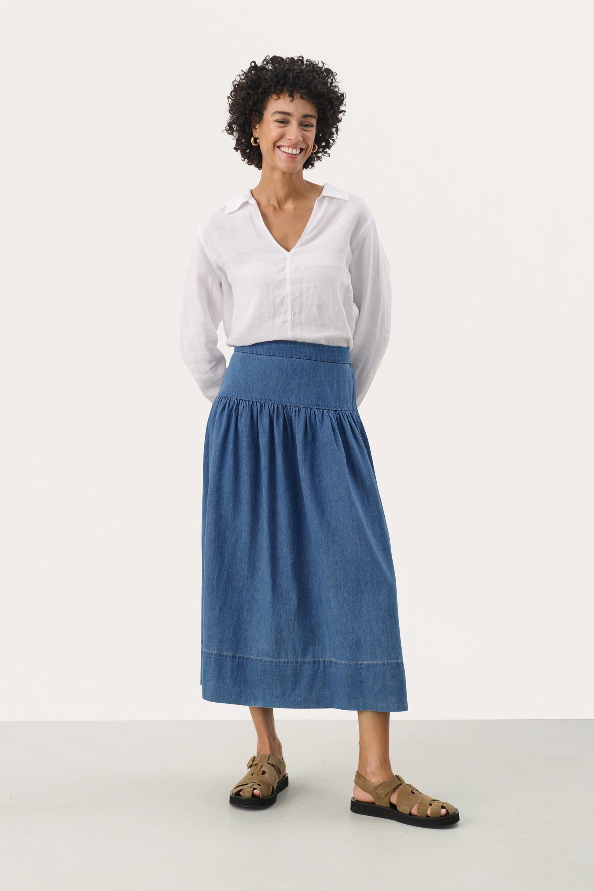 NelliaPW SK - Medium Blue Denim