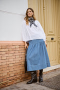 NelliaPW SK - Medium Blue Denim
