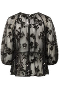 VivanPW Blus - Black Sequins On Mesh