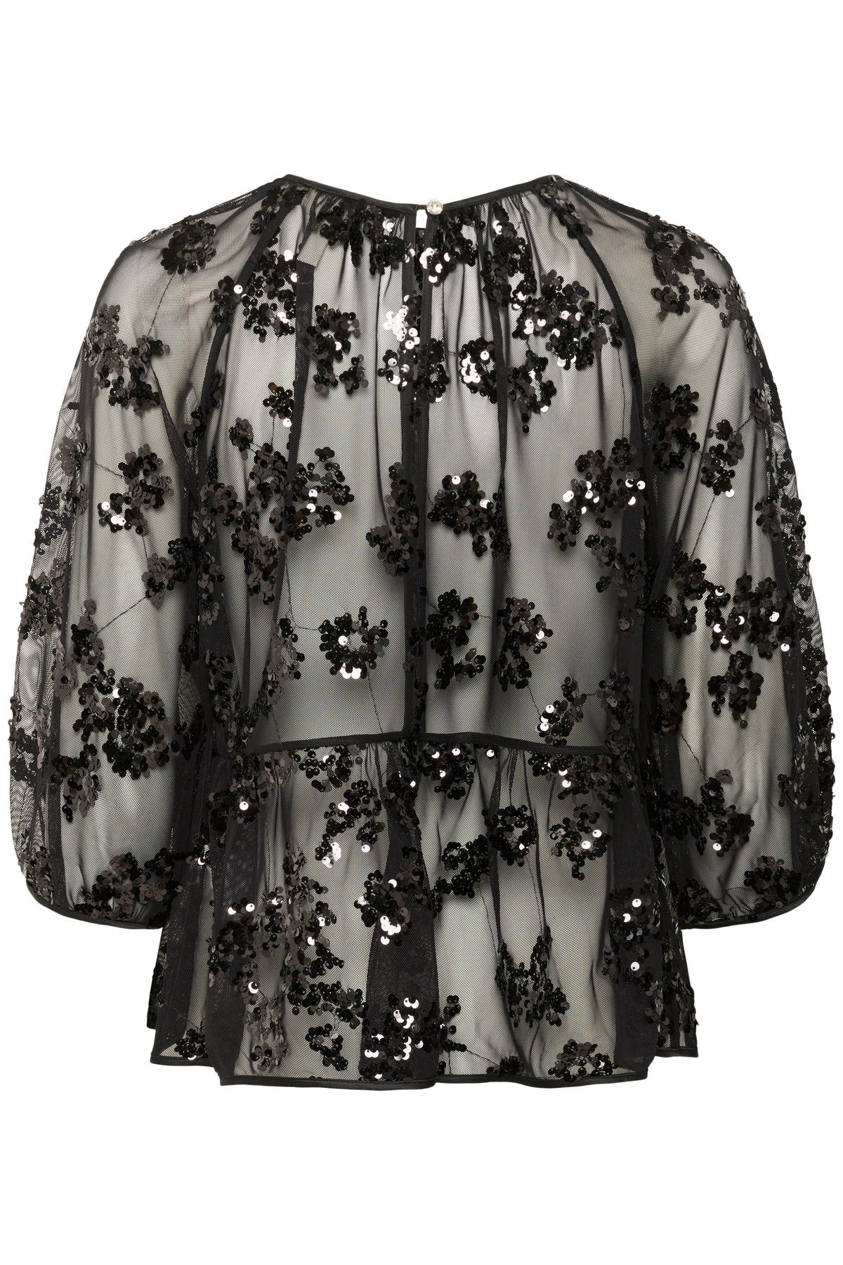 VivanPW Blus - Black Sequins On Mesh