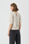 VaraiaPW PU - Whitecap Gray With Lurex