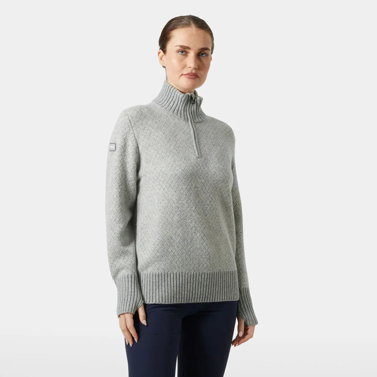 W Arctic Iceland Knit - Gråmelerad