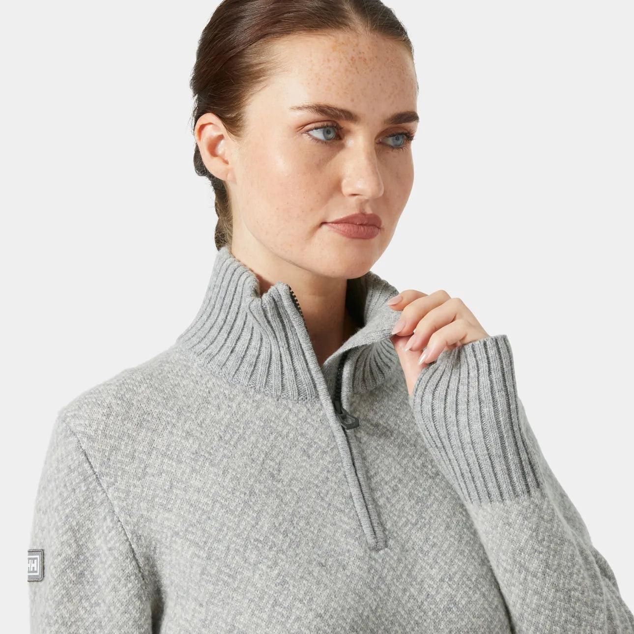 W Arctic Iceland Knit - Gråmelerad