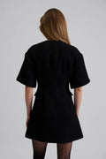 Rayna Boucle Mini Dress - Black