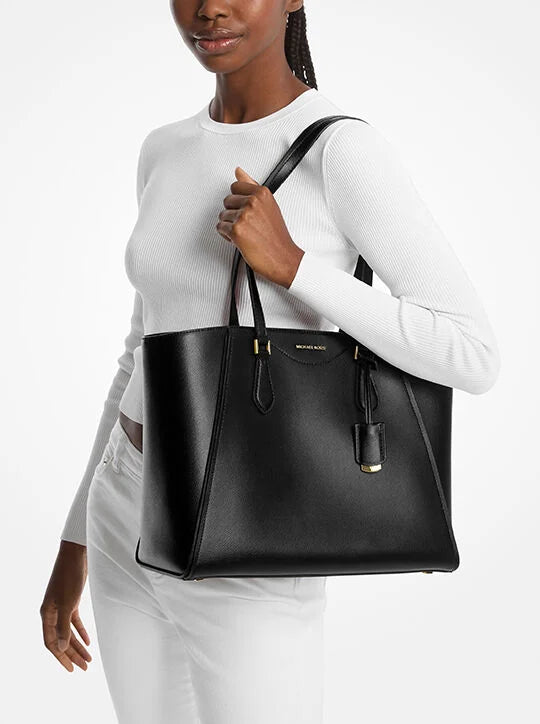 Lg Mf Tz Tote - Black