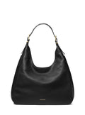 Nolita Large Pebbled Leather Hobo Shoulder Bag - Svart