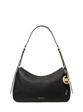 Nolita Medium Pebbled Leather Shoulder Bag - Black