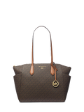 Marilyn Medium Logo Tote Bag - Brun/Acorn