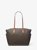 Marilyn Medium Logo Tote Bag - Brun/Acorn