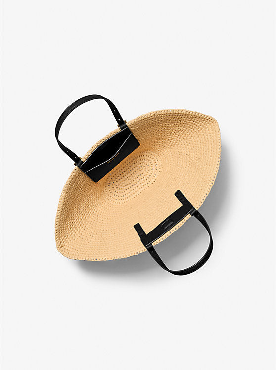 Sm Fan Tote - Natural/Black
