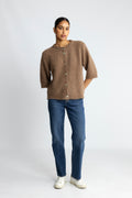 Kae Ss Knit Cardigan - Timber Brown