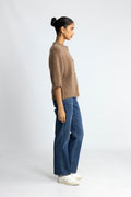 Kae Ss Knit Cardigan - Timber Brown