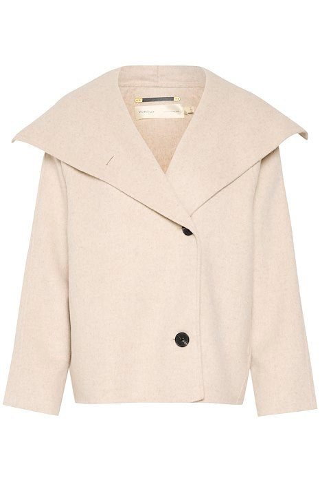 TiaraIW Short Coat - Haze Melange