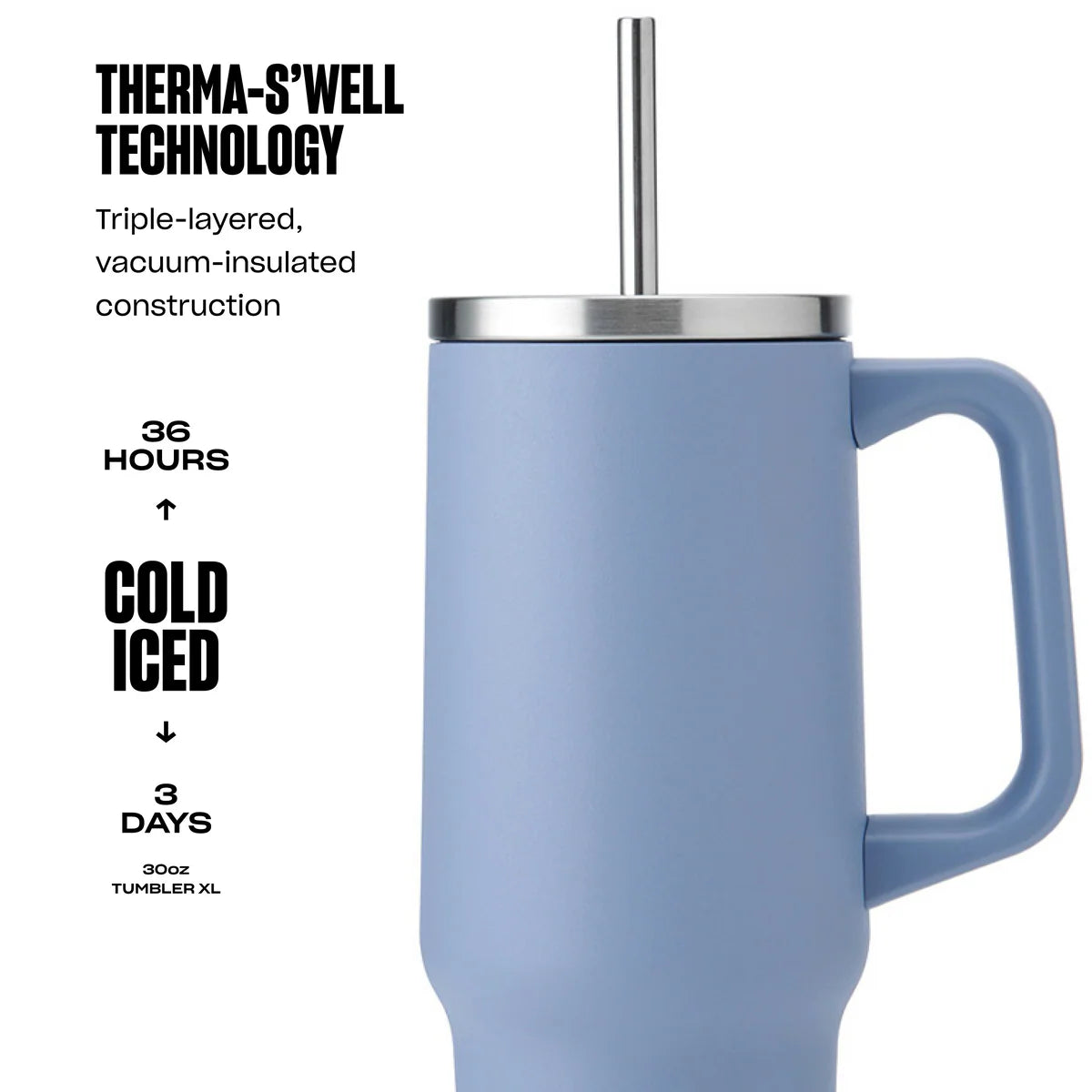 S'well Tumbler XL 880ml - Hydrangea Pink