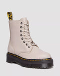 Jadon III Pisa Leather Platform Boots - Vintage Taupe