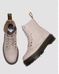 Jadon III Pisa Leather Platform Boots - Vintage Taupe