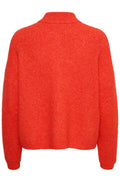 AlphaGZ Short Cardigan - Red Alert Melange