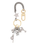 The Safety Pin Cluster Charm - Nickel