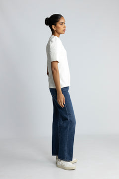 Elmira Puff Tee - Egret