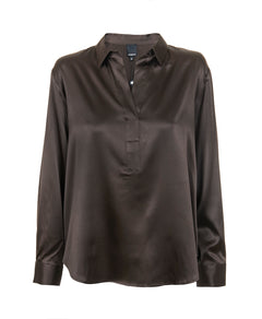 Leia Blouse - Brown