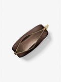 Jet Set Medium Pebbled Leather Crossbody Bag - Chocolate