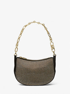 Sm Bracelet Pouchette Suede - Black