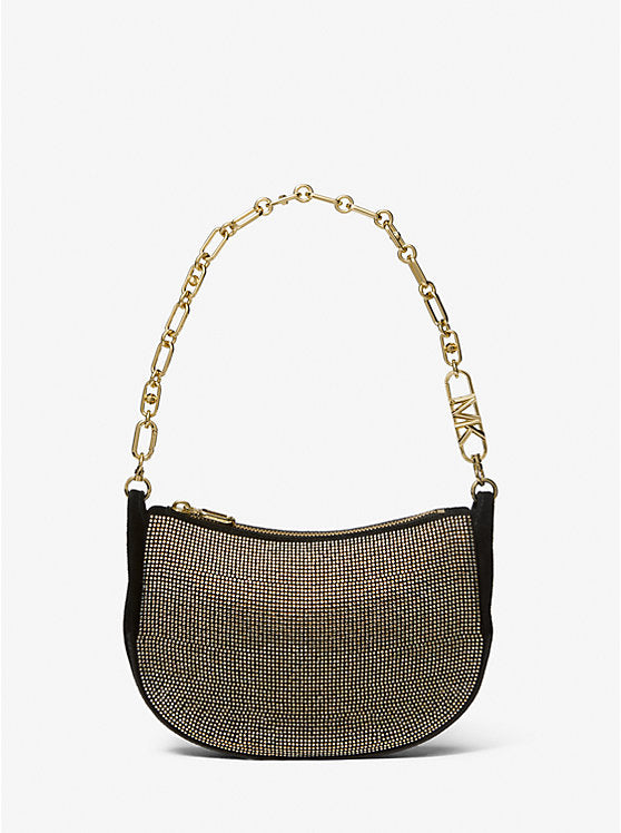 Sm Bracelet Pouchette Suede - Black