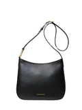 Kensington Large Pebbled Leather Crossbody Bag - Black