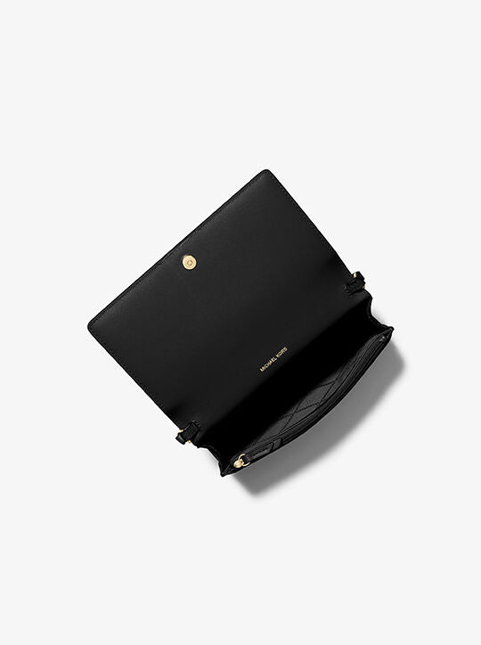 Jet Set Medium Flap Crossbody - Black