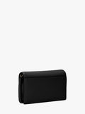 Jet Set Medium Flap Crossbody - Black