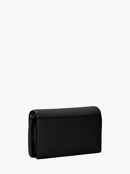 Jet Set Medium Flap Crossbody - Black