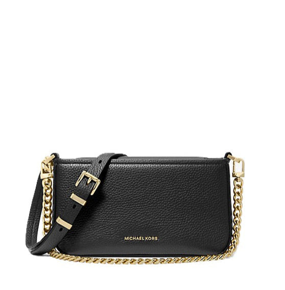 Michael Kors Sm Conv Xbody Pouchette - Svart/Guld