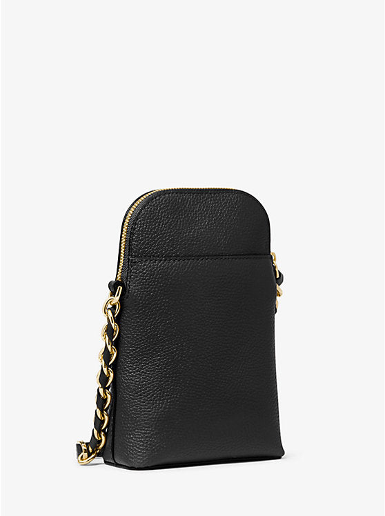 Jet Set Charm Chain Phone Crossbody - Black