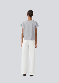 Isolde Solid Pants - Soft White
