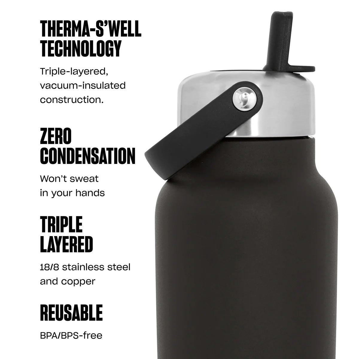 Explorer Flip Straw 940ml - Himalayan Salt