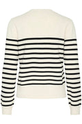 WallisIW O-Neck Pullover - Black Stripe