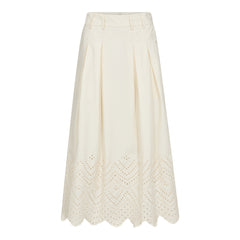 Poppycc Anglaise Skirt - Bone