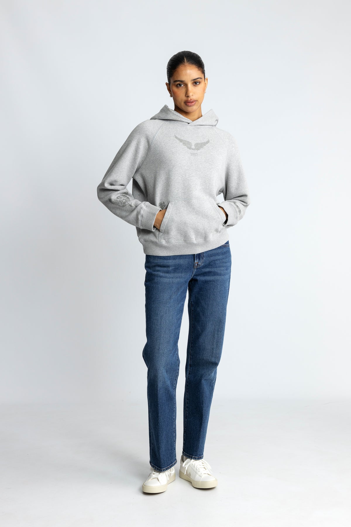 Zadig & Voltaire Georgy Mo Multicusto Strass Hoodie