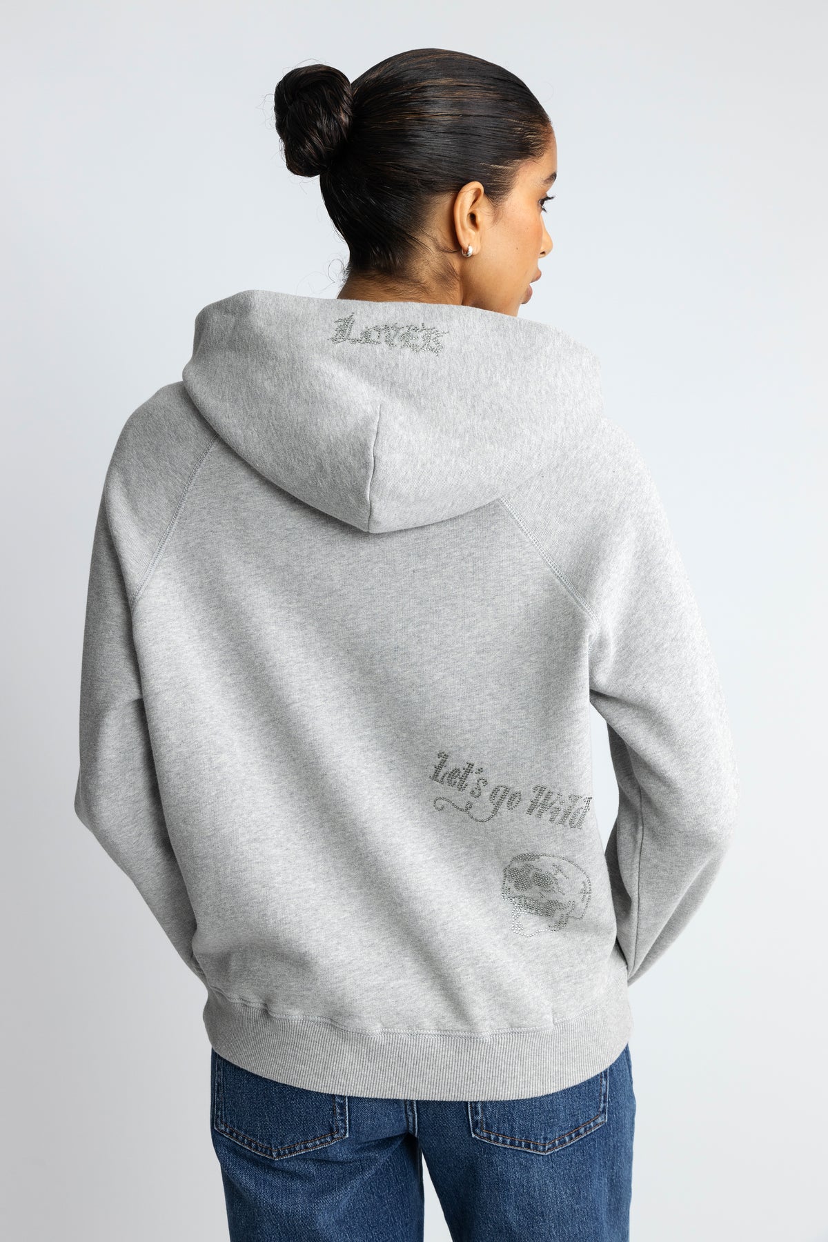 Zadig & Voltaire Georgy Mo Multicusto Strass Hoodie