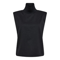 Idacc Pin Stripe Top - Dark Grey